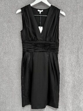 Adam Lippes Hammered Silk LBD dress